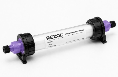 Rezol Chromatography Column - Horizontal Configuration